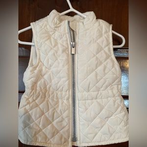 Infant size 6-12 month cream vest!  like new !